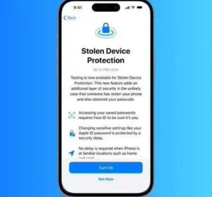 昭化苹果授权维修店分享被盗设备保护功能开启方法 