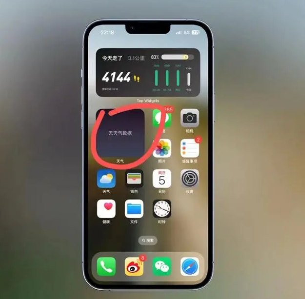 昭化苹果手机维修分享:iOS16主屏幕天气小组件无法正常工作怎么办？ 