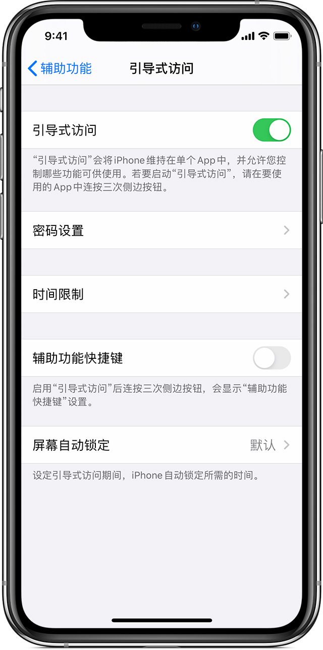 昭化苹果手机维修分享如何在 iPhone 上退出引导式访问 